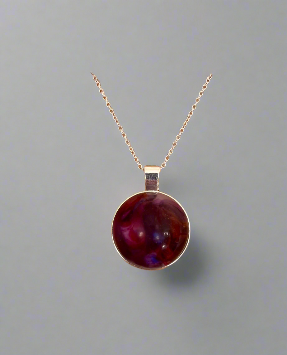 Mystical Round Cabachon Necklaces