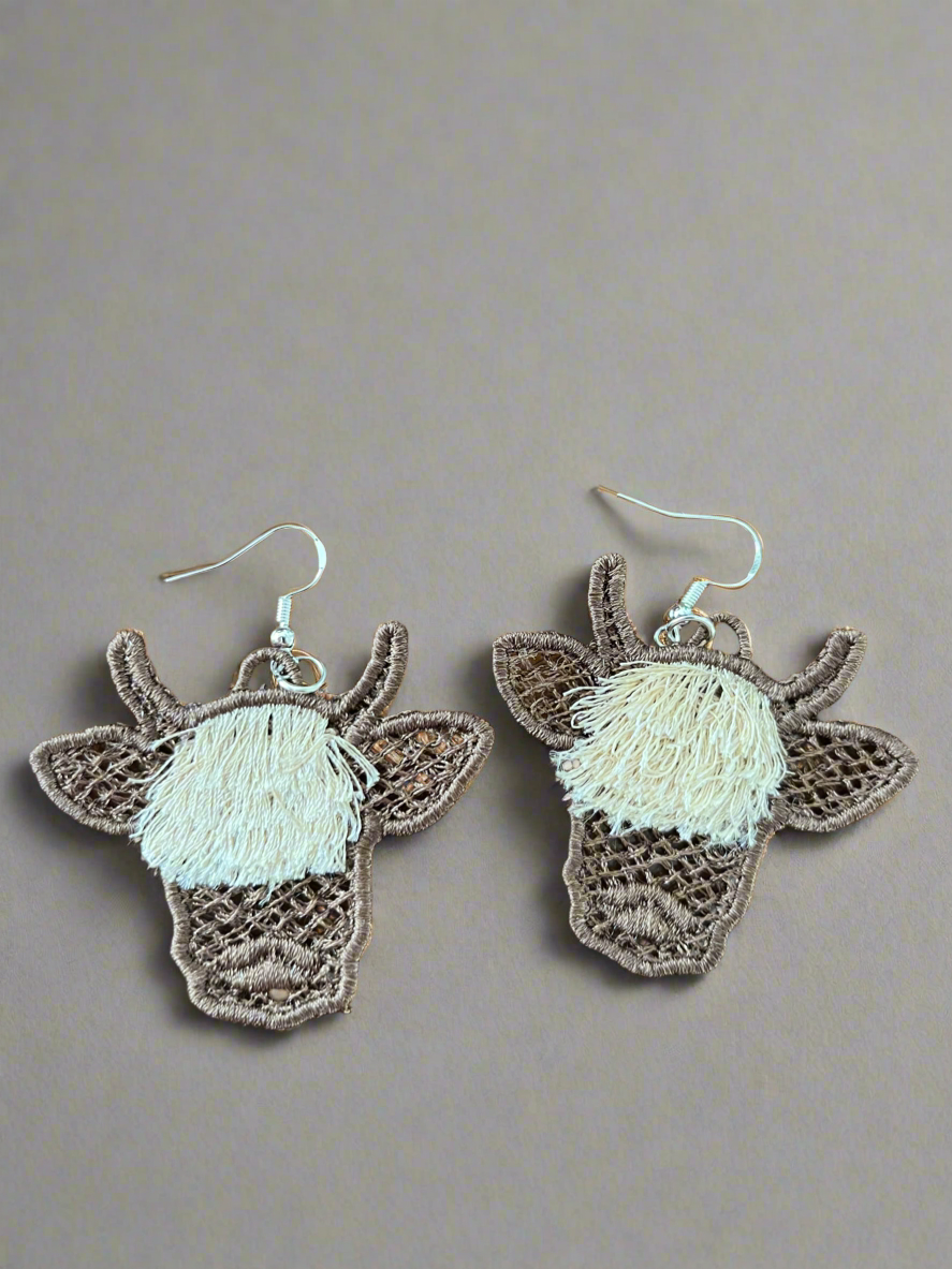 Highland Cow Earrings