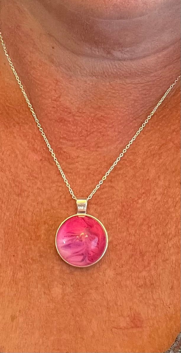 Mystical Round Cabachon Necklaces