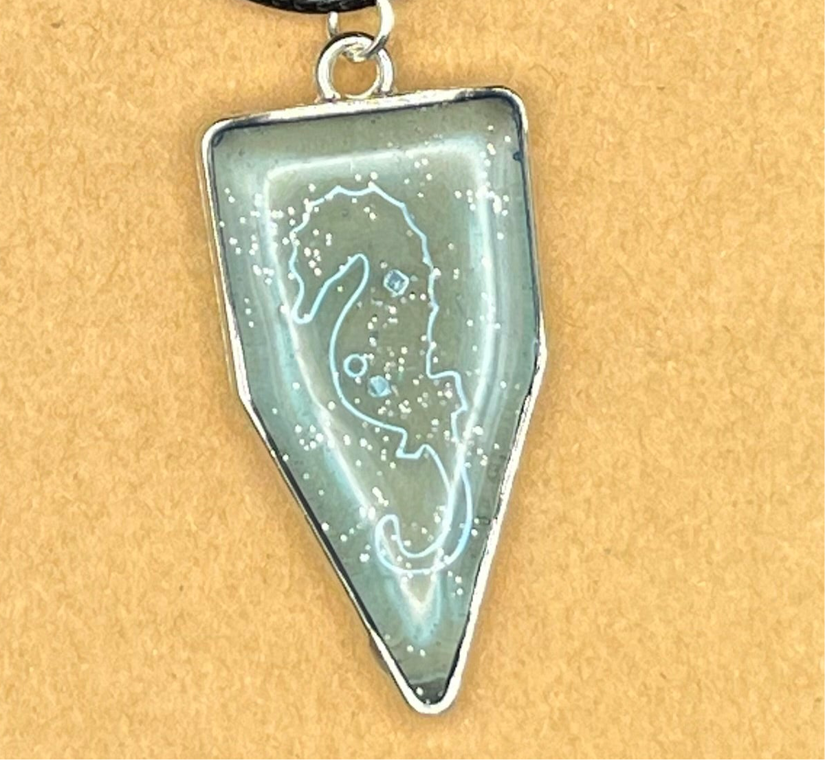 Seahorse Resin Necklace