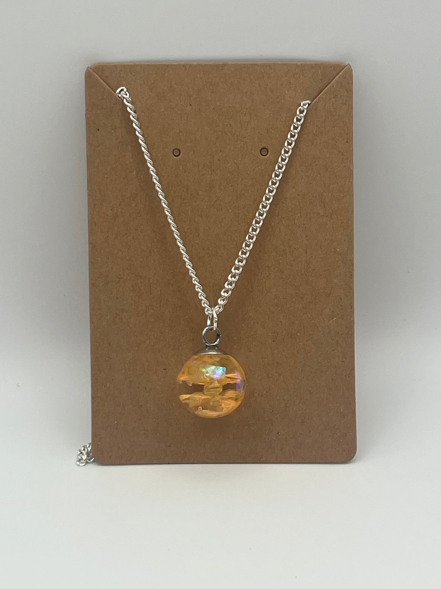 Nectarine Resin Orb
