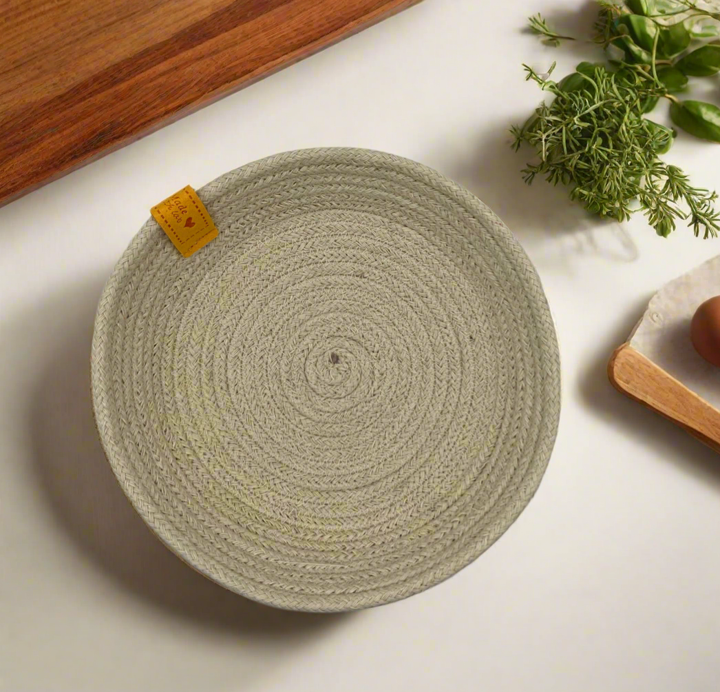 Rope Coasters with Bowl for storage