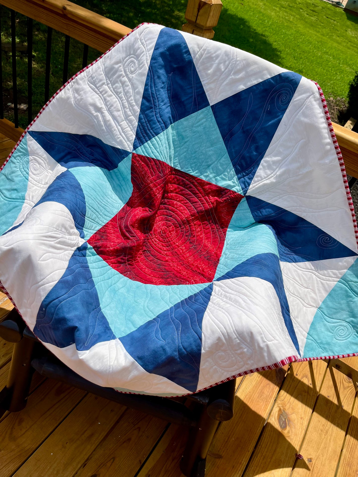 Brilliant Star Baby Quilt