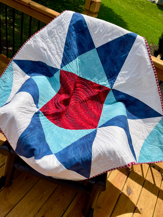 Brilliant Star Baby Quilt
