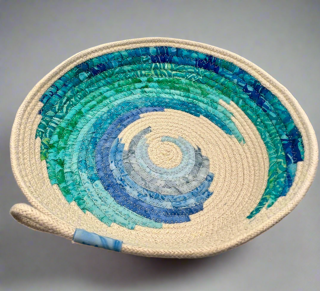 Ocean Wave Rope Bowl