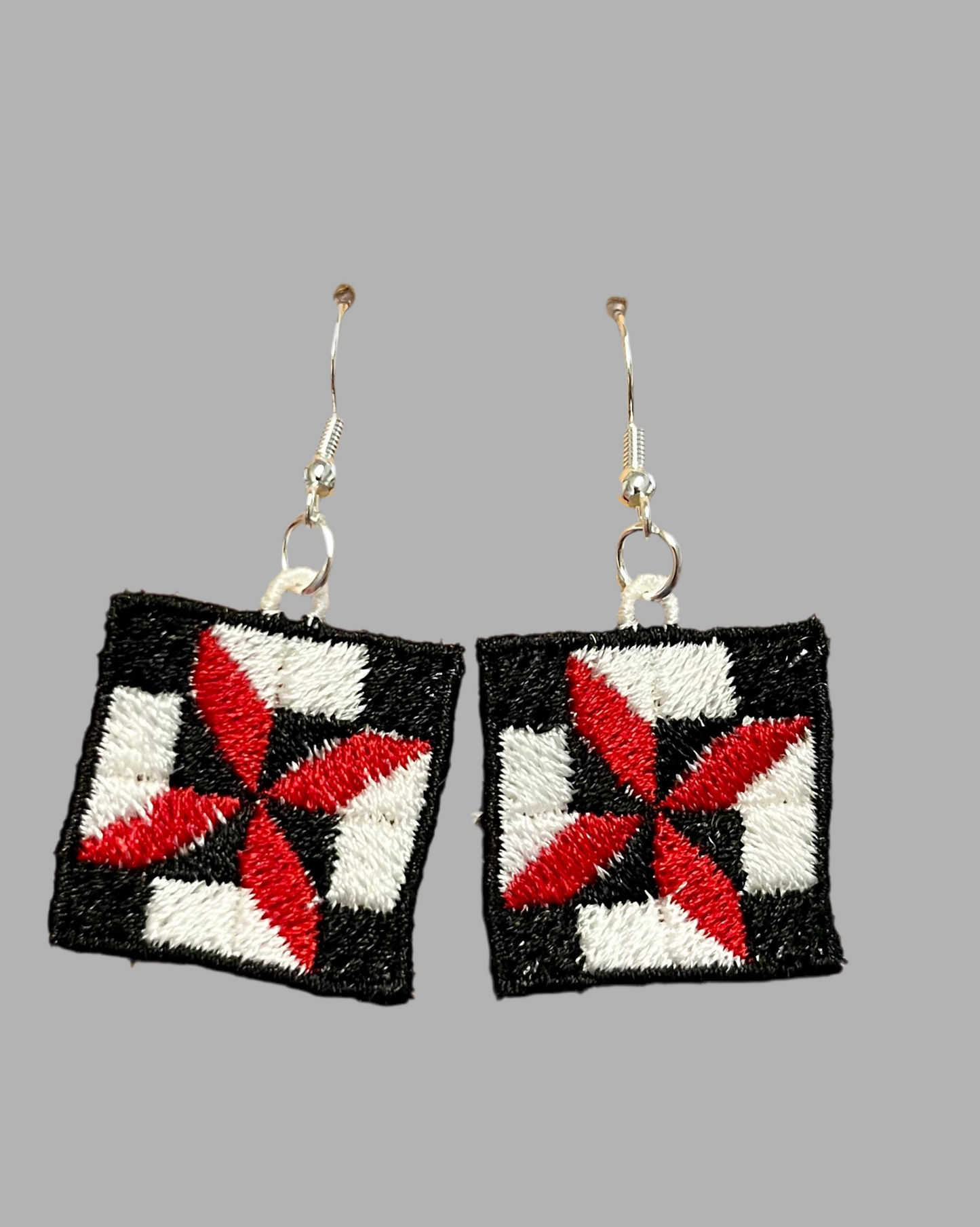 Quilt Block Earrings