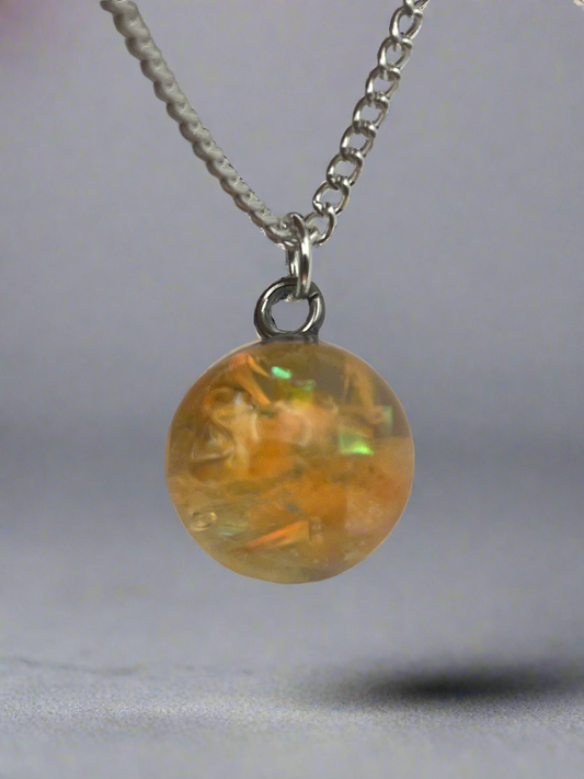 Nectarine Resin Orb
