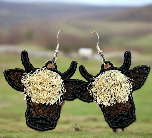 Highland Cow Earrings