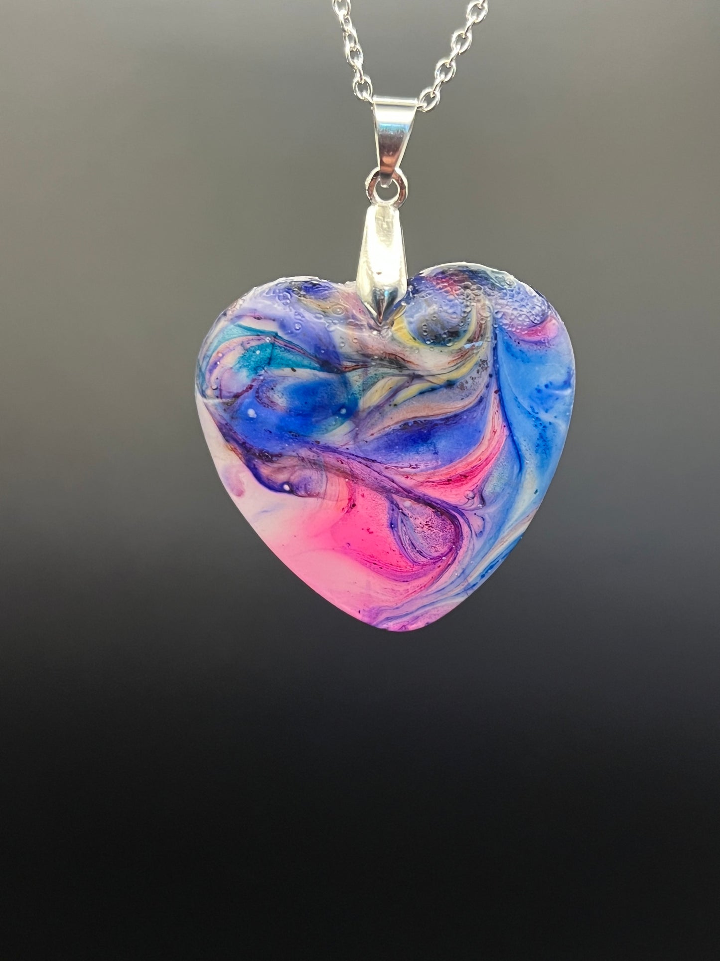 Abstract Heart Pendant Necklaces(Large)
