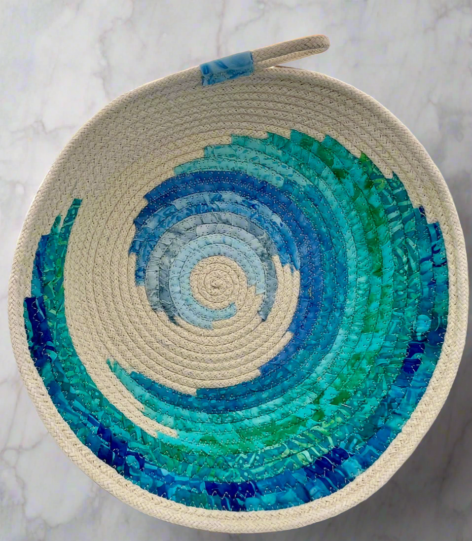 Ocean Wave Rope Bowl
