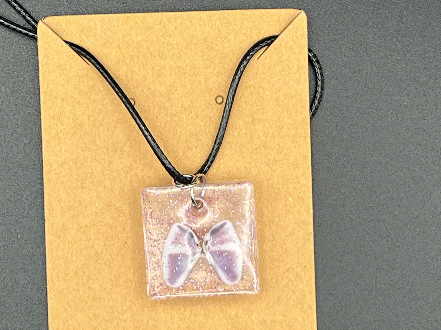 Coquina Shells Resin Necklace