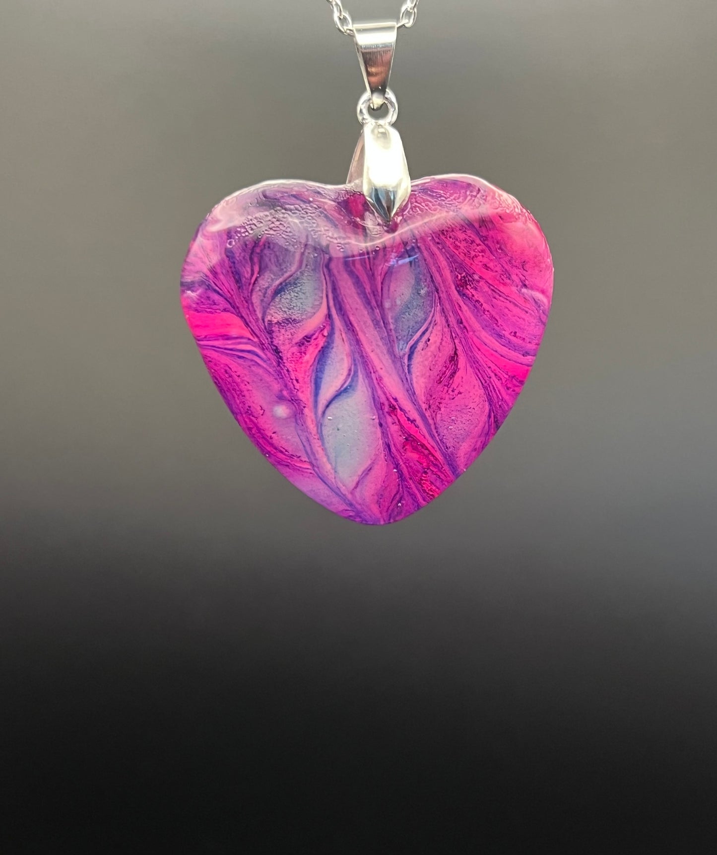 Abstract Heart Pendant Necklaces(Large)