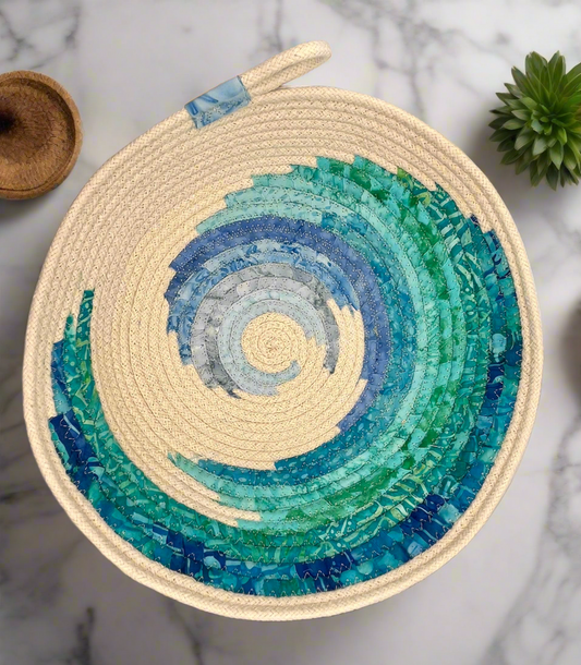 Ocean Wave Rope Bowl
