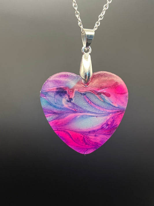 Abstract Heart Pendant Necklaces(Large)